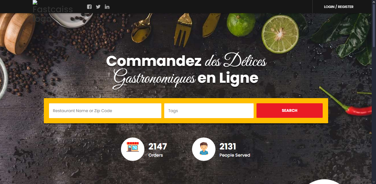 FastCaisse Online Ordering